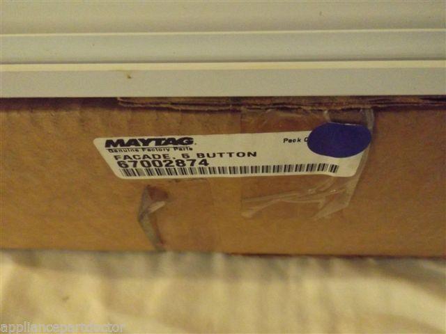 MAYTAG/AMANA REFRIGERATOR 67002874 Facade, 5 Button (wht) NEW IN BOX MAYTAG/AMANA REFRIGERATOR 67002874 Facade, 5 Button (wht) NEW IN BOX